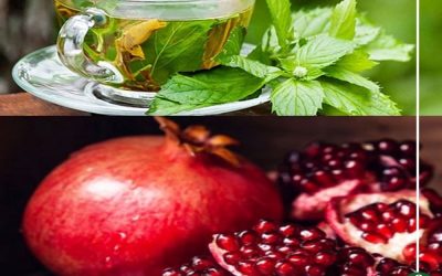 وصفة.. النعناع والرمان لعلاج التهاب المعدة