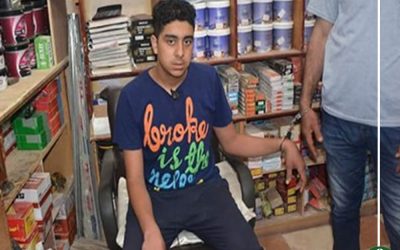 وسط حراسة مشددة .. تميثل جريمة مقتل طفل شربين