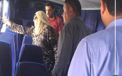 بدء تشغيل 10 سيارات سرفيس ميني باص في مدينة جمصة