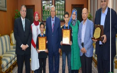 محافظ الدقهلية يكرم أبطال مسابقة الإبداع الدولية للروبوت بأمريكا