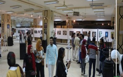 افتتاح المعرض السنوي الخامس لكلية الفنون الجميلة بالمنصورة