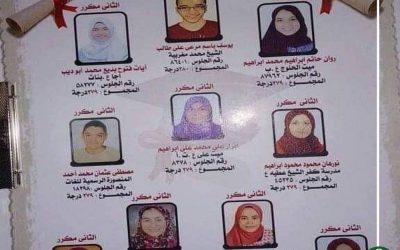 منية النصر تحصد المركز الأول فى الشهاده الإعدادية بالدقهلية