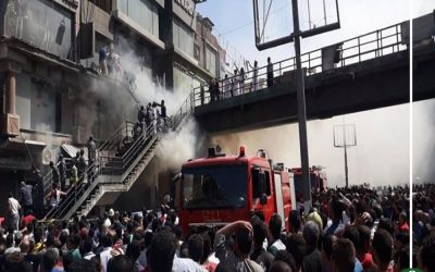 حريق الموسكي.. عشرات المصابين وخسائر بالملايين