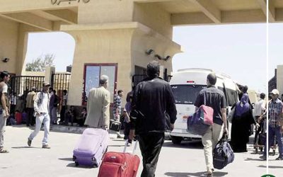 فتح معبر رفح البري مع قطاع غزة بعد عطلة عيد الفطر المبارك