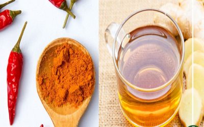 الزنجبيل وفلفل الكايين لحرق الدهون والتخسيس