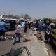 إصابة 15 عامل في حادث على طريق الفيوم – القاهرة الصحراوي