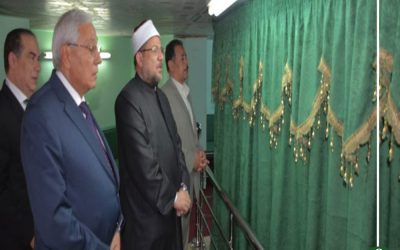 وزير الأوقاف يزو قبر الشيخ الشعراوي ويفتتح مسجد النادي في ميت غمر